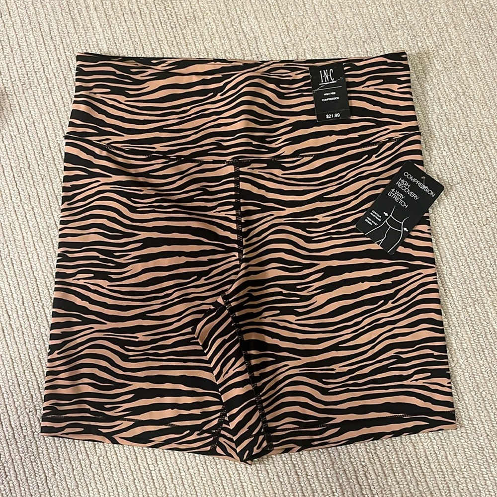 Ladies INC High Rise Compression Bike Shorts - Set of 2